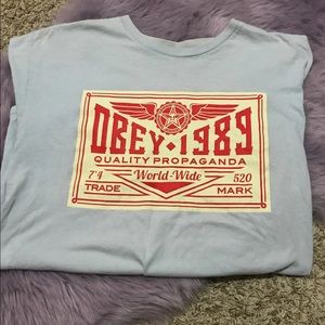 Vintage obey shirt